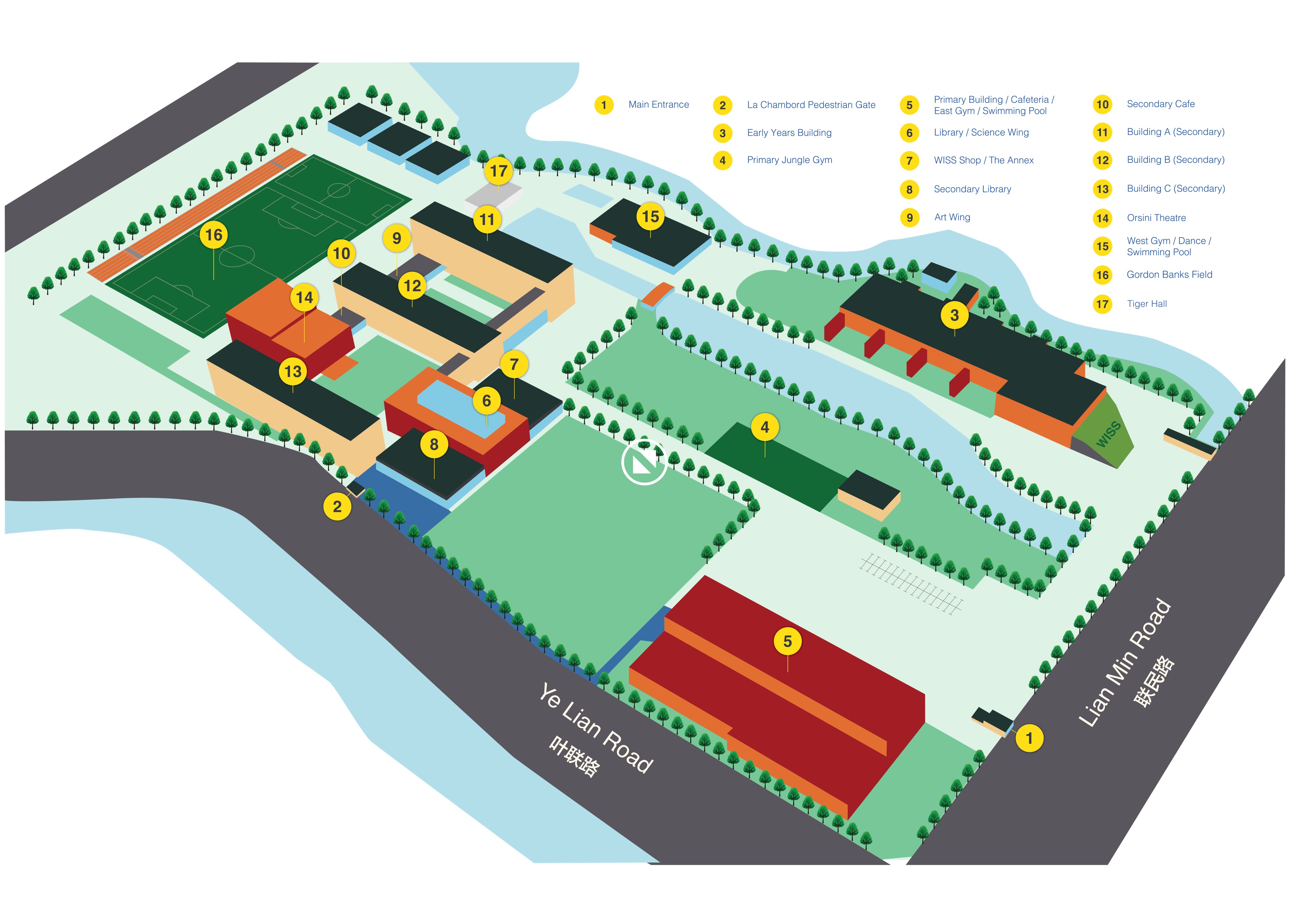 Explore the WISS Campus through our Virtual Reality platform. 